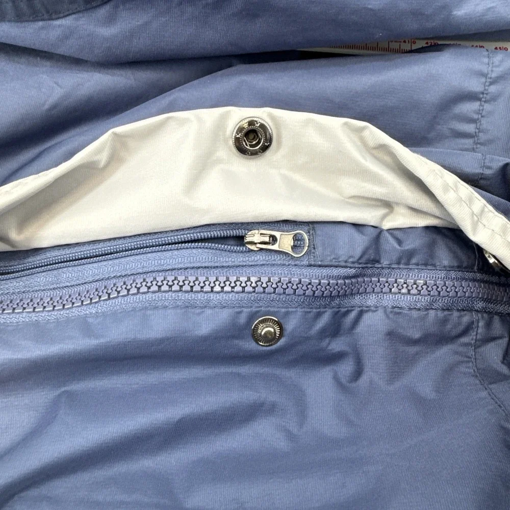 Port Authority Anacortes Mens Small Jacket Windbreaker Waterproof Hooded‎ Blue